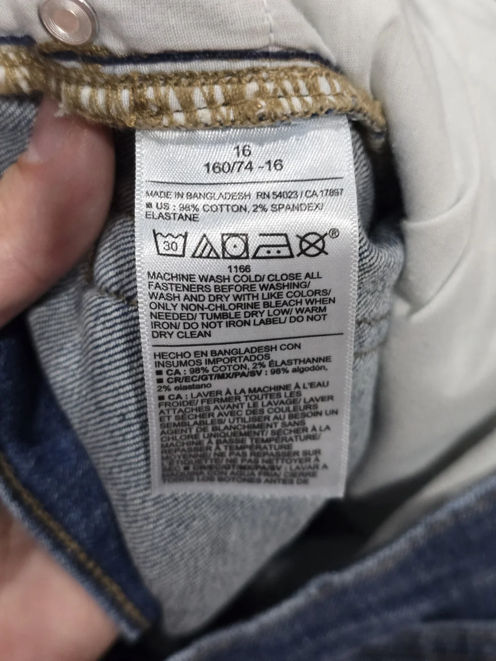2 Pairs Of Old Navy Boys Straight Jeans - Dark Wash & Light Wash